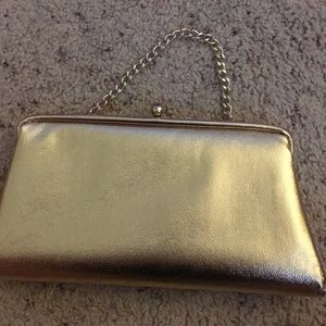 Gold clutch